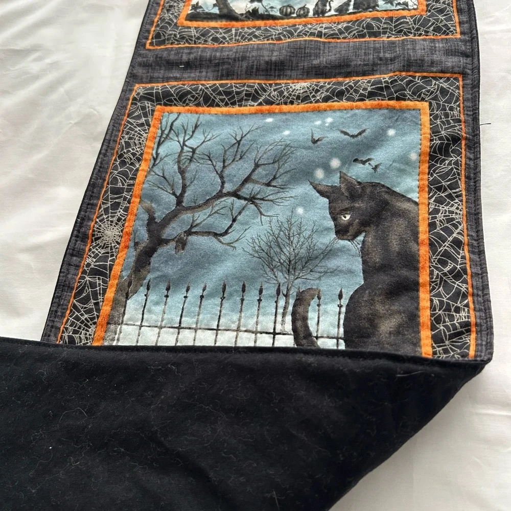 Handmade halloween quilted